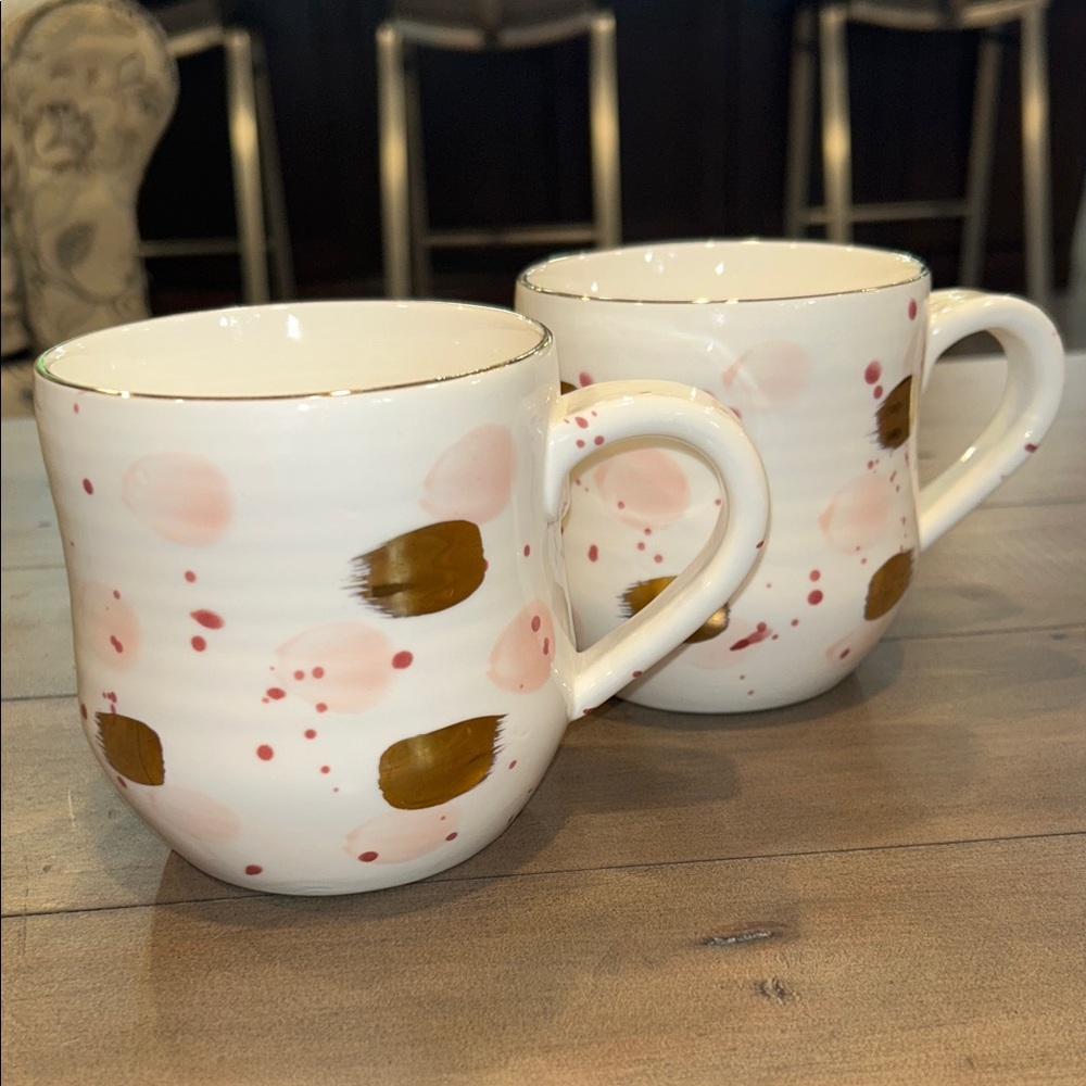 Anthropologie Suite One Studio Mimira Mugs Set of 2